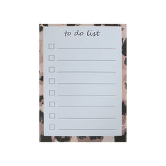 Leopard Pattern Memo Pad Tearable Sticky Note Notepad