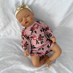 Realistic 18" Reborn Doll Soft Vinyl Body for Halloween, Christmas, Birthday