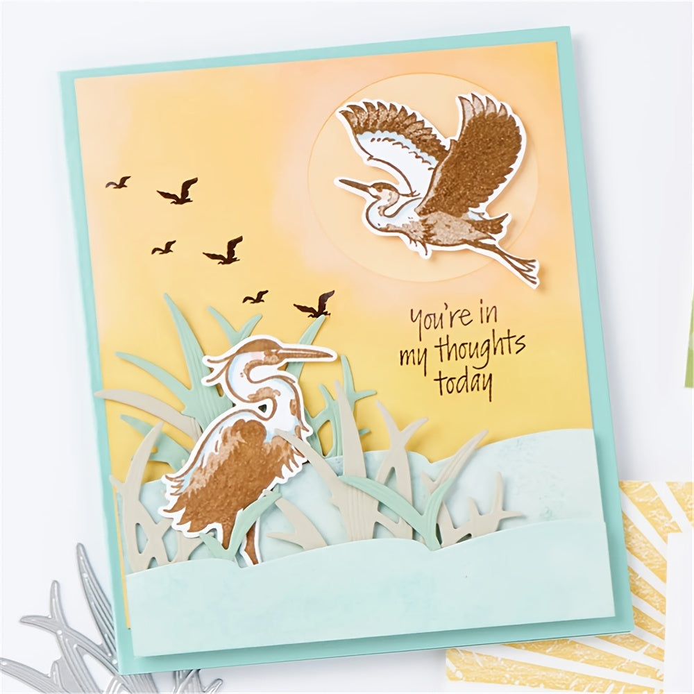 Bird Metal Cutting Dies and Stamps for Scrapbook Designs