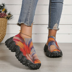 Mesh Platform Sneakers Non-slip Outdoor Running Shoes