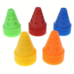 10pcs Soccer Training Signs Cones Marker Windproof for Football
