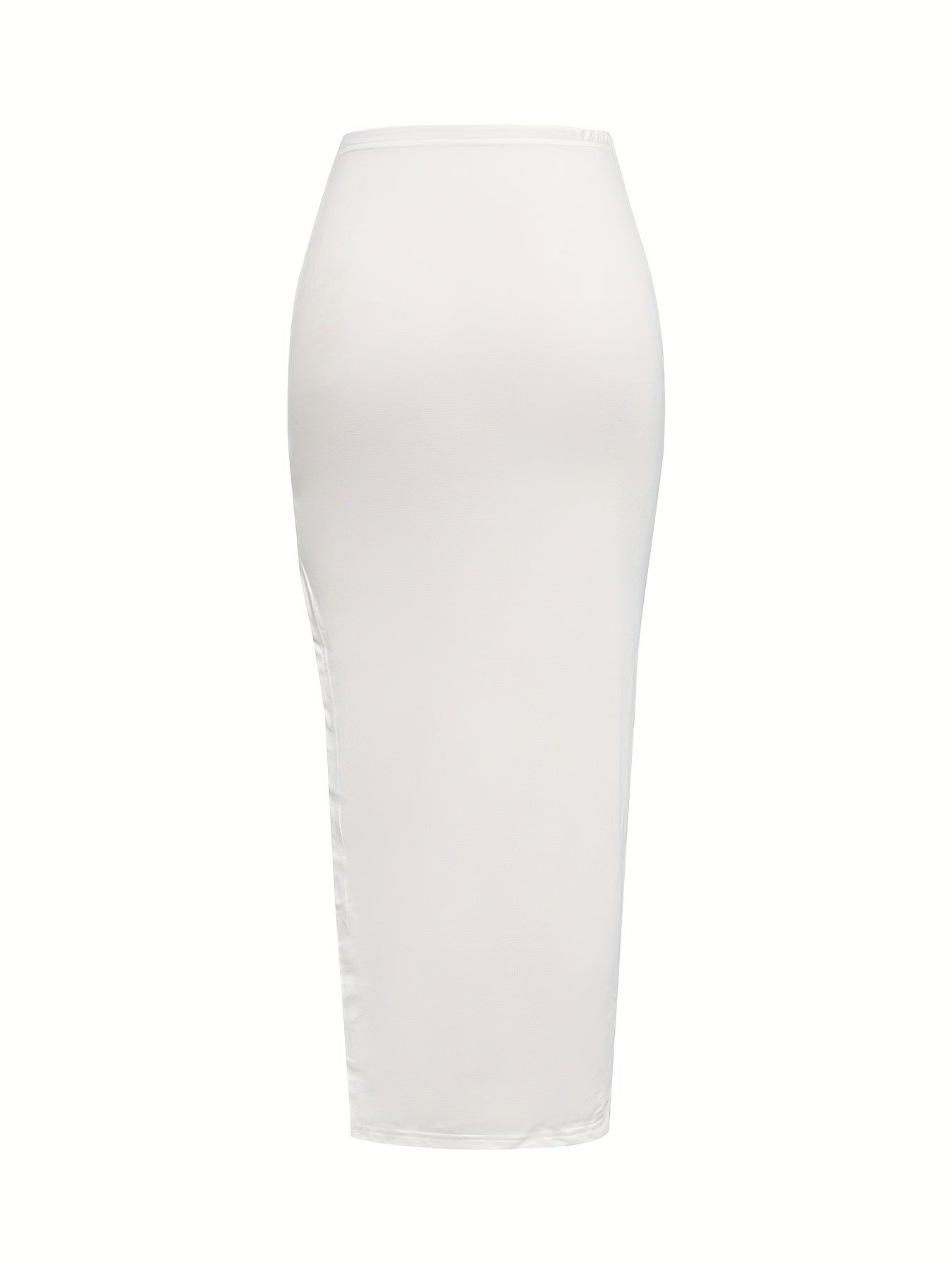 High Waist Side Split Skirt for Women