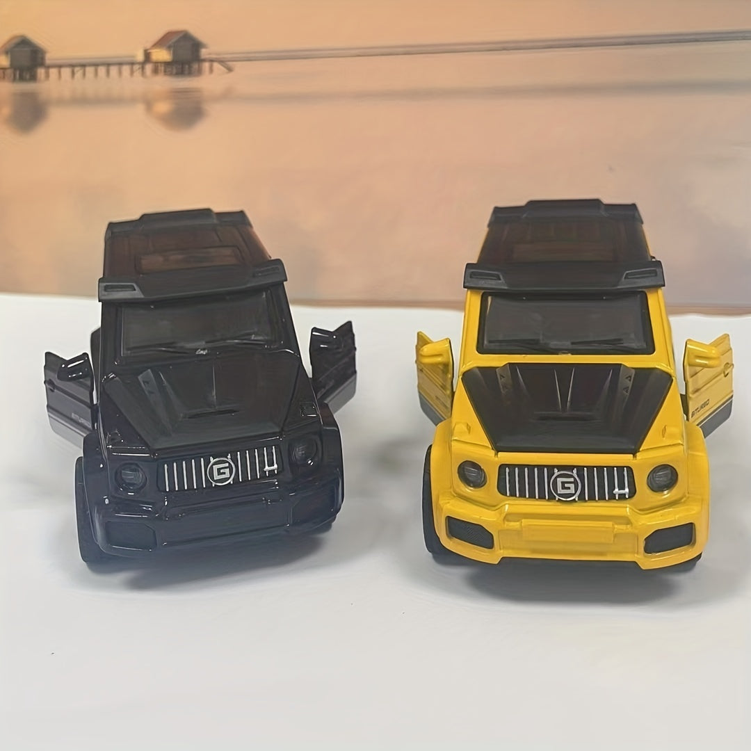 Alloy Off Road Car Toy for Kids Pull Back Door & Cake Ornament