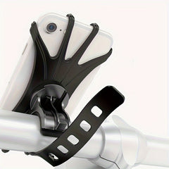 360 Rotation Bike Phone Holder Secure Silicone Grip Fits All Phones
