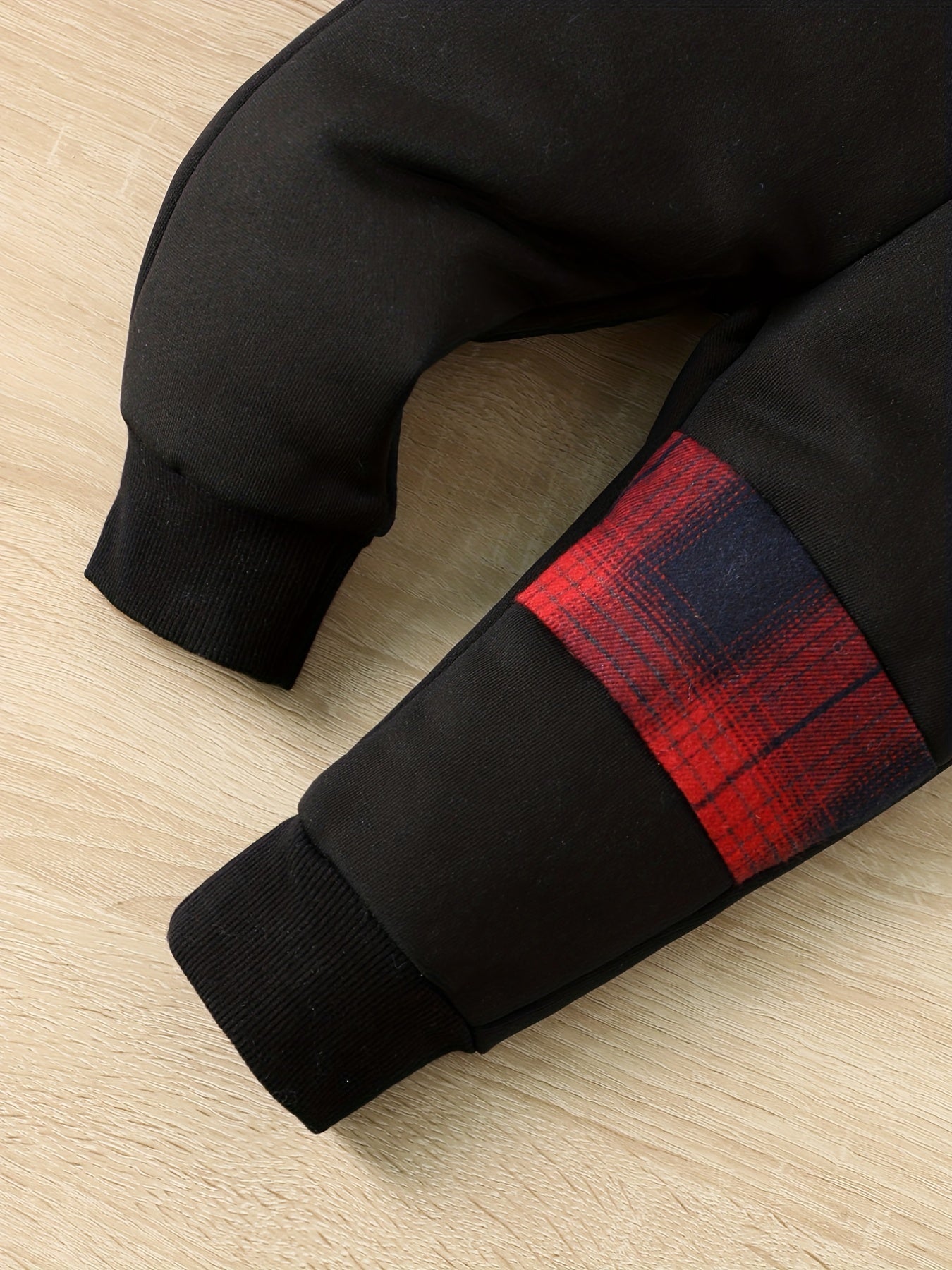 Baby Boy Plaid Long sleeved Top Trousers 2pcs Set