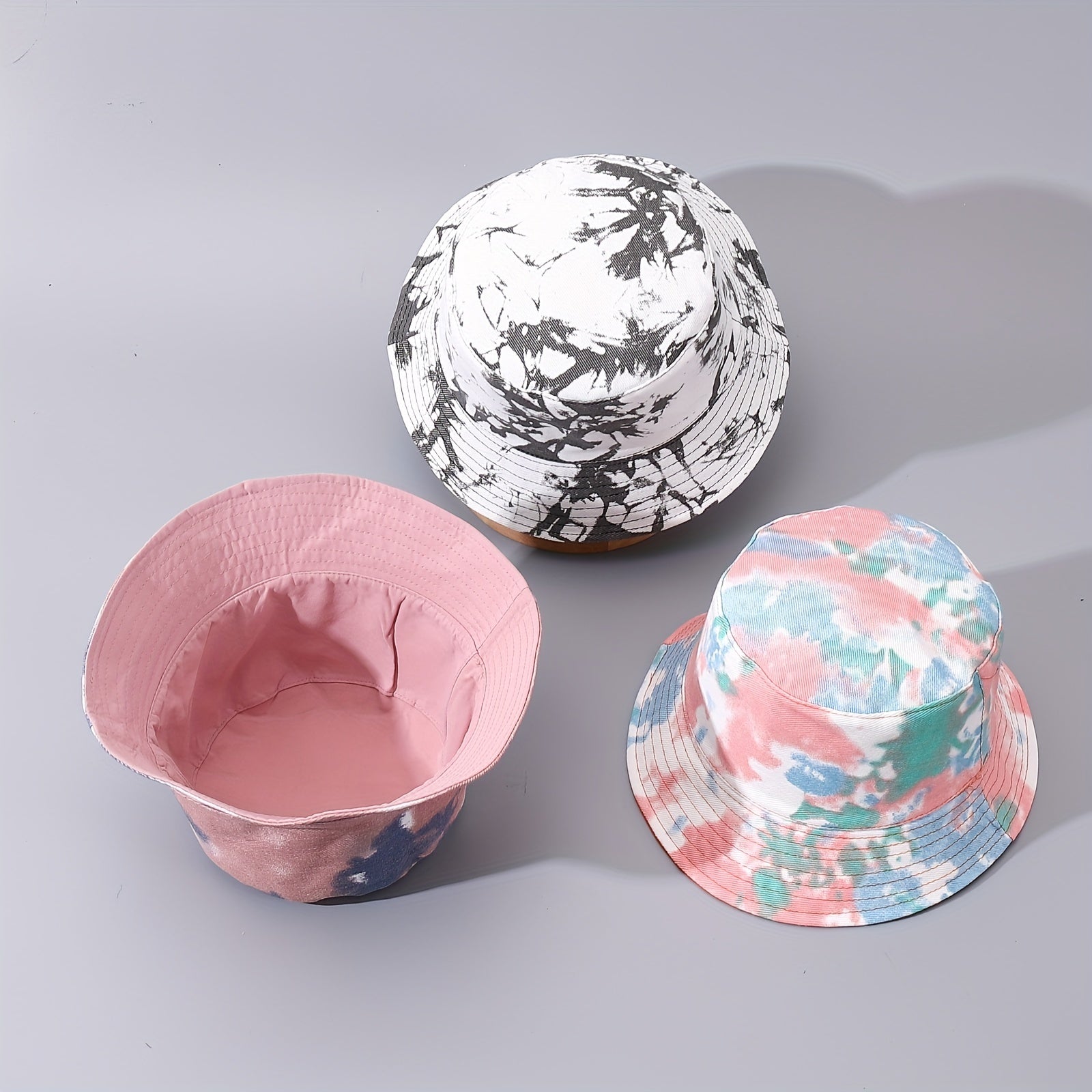 Mens Graffiti Fisherman Hat Painted Small Brim Sunshade Hat