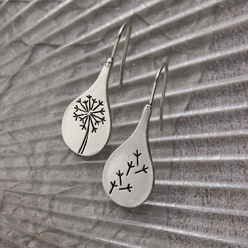 Dandelion Earrings Engagement Alloy Pendant Jewelry