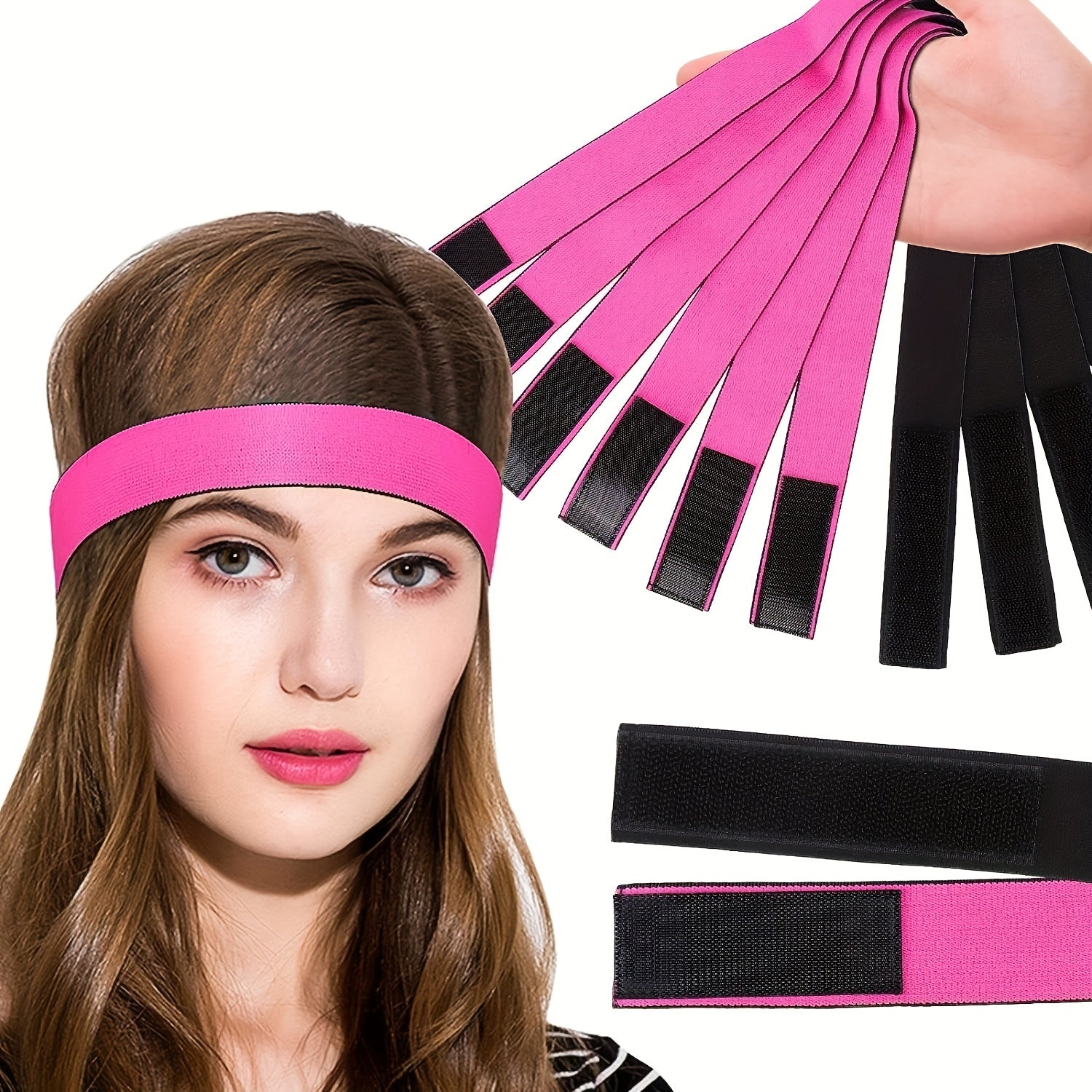 2Pcs Lace Melting Bands & Wax Stick For Hair Wigs