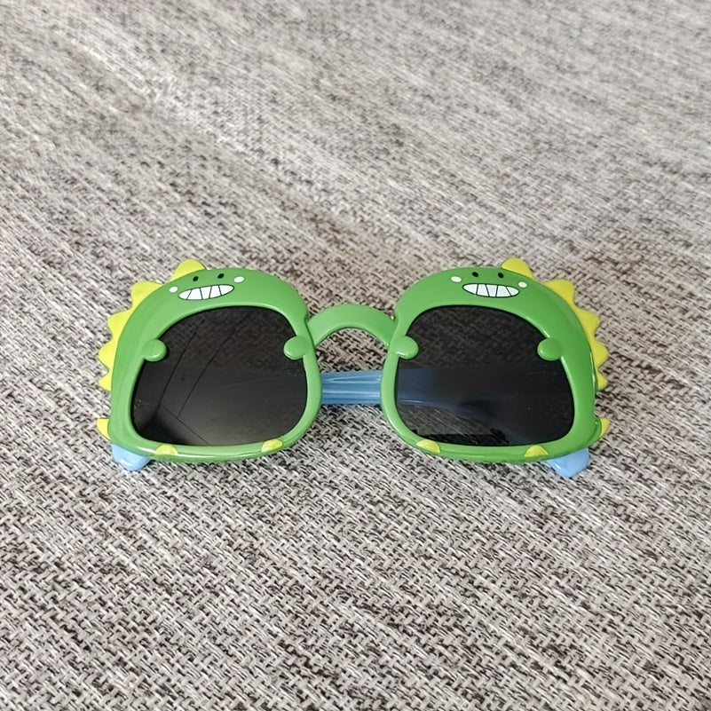 Cartoon Dinosaur Frame Sunglasses UV Protection Kids Summer Accessories