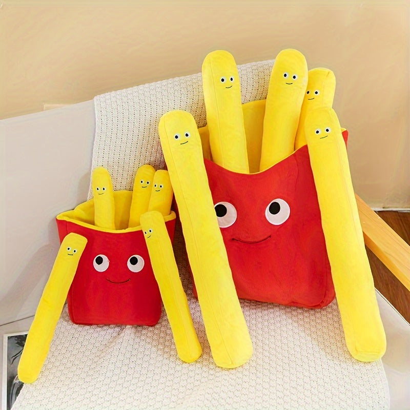 French Fries Plush Pillow Funny Food Gift