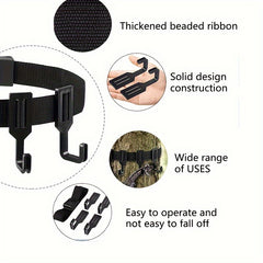 Treestand Strap Gear Hangers 5 Hooks Lightweight Holder