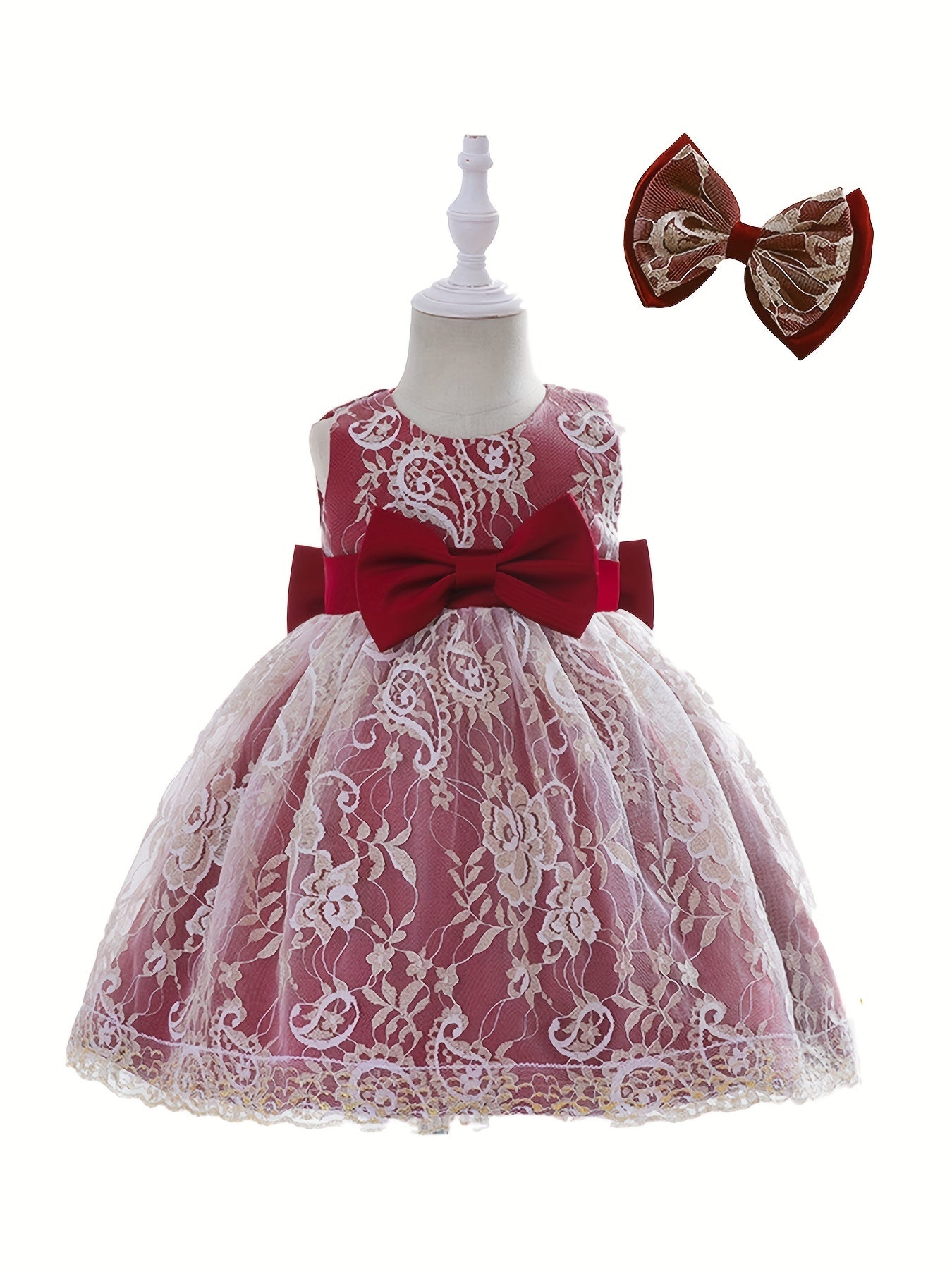 Children's Princess Dress Pompous Dress Flame Dress Performance Dress