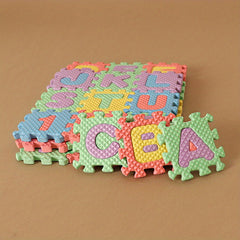 72pcs Mini Puzzle Play Mat Colorful Educational Toy for Youngsters