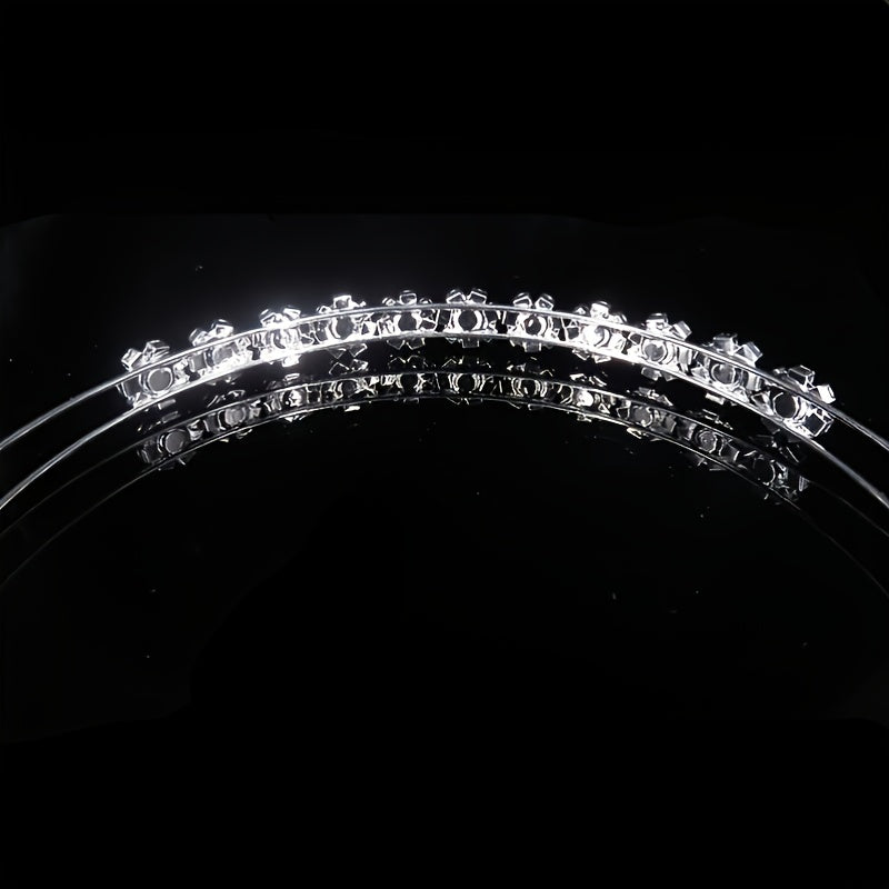 Sparkly Crystal Headband Crown Hair Accessories for Women Girls