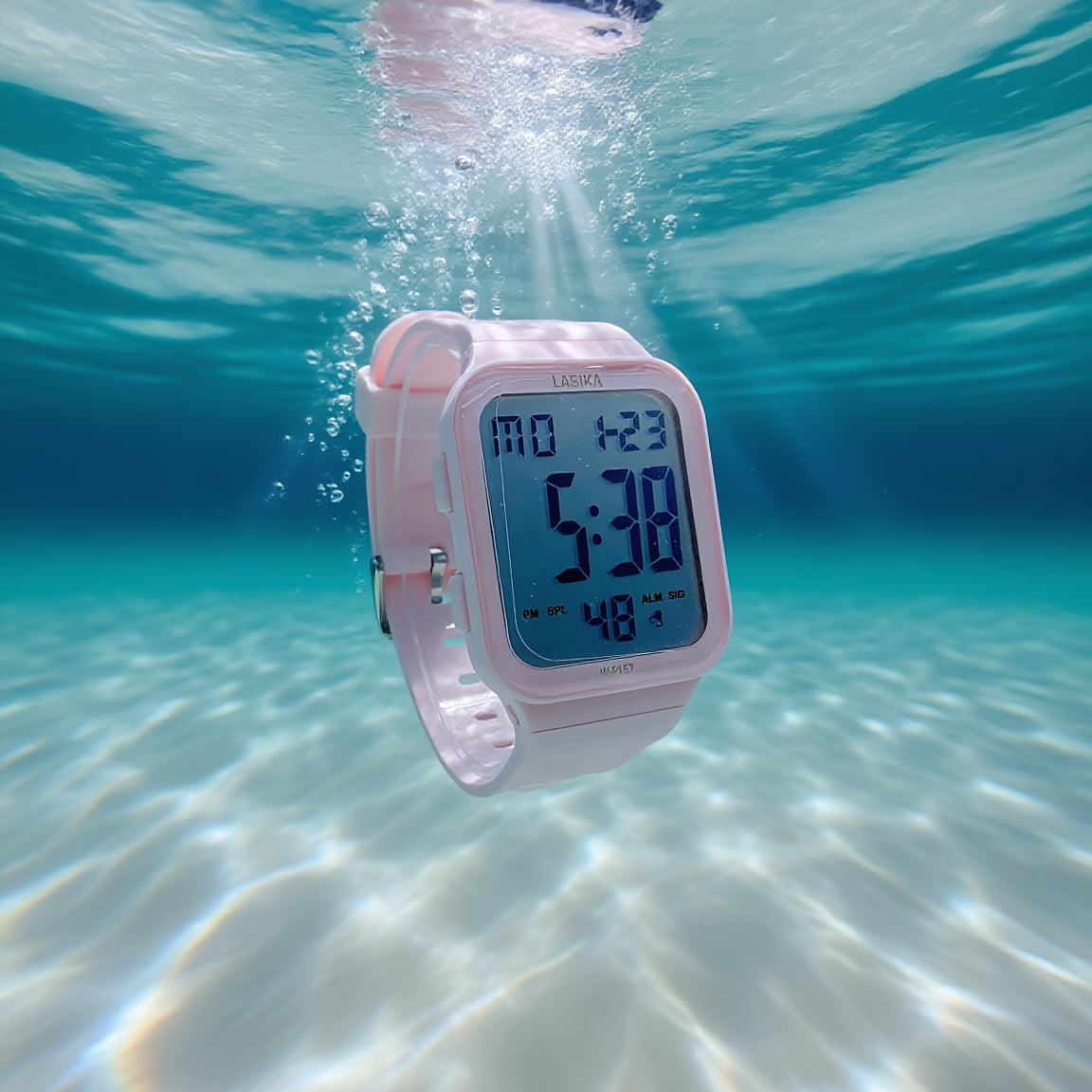 Kids Watch Waterproof Timer Alarm Clock Swimming Watch