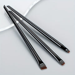 Ultra Thin Eyebrow Brush Set 3Pcs Angled Precision Eyeliner Makeup Brushes