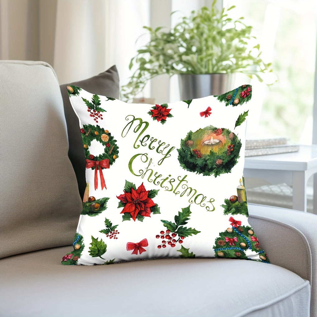 Christmas Style Throw Pillow Covers for Home Decor
