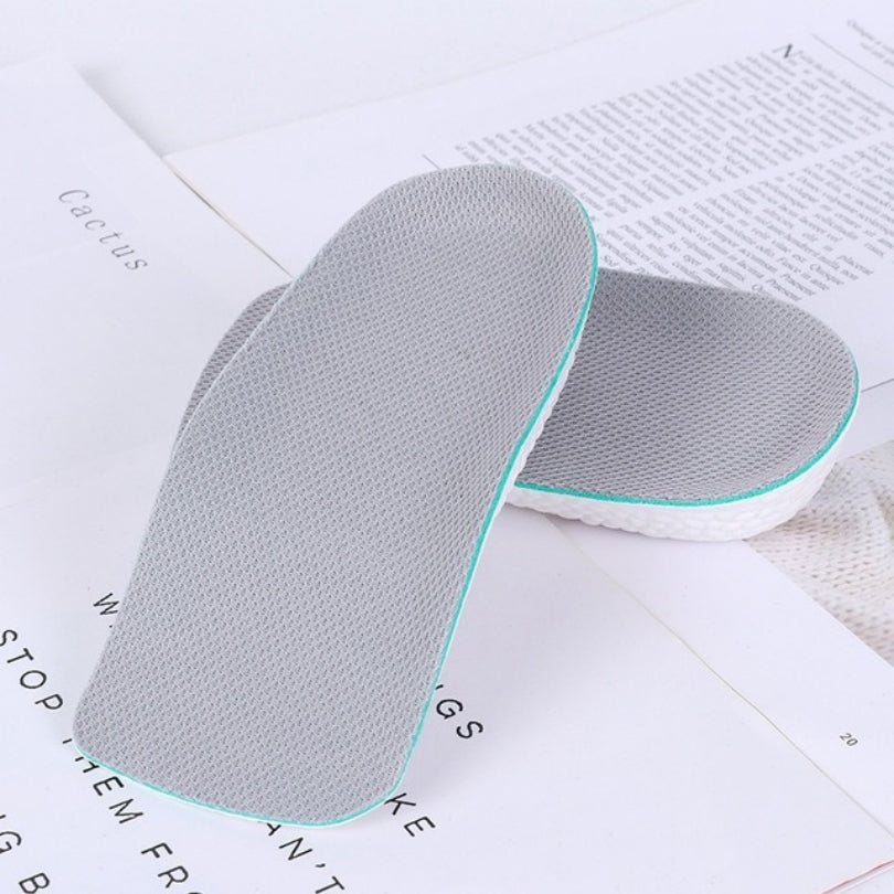 Breathable Half Insoles Heighten Heel Insert Shoe Pads Unisex Shoe Cushion