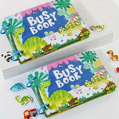 Interactive Busy Book Sensory Activity Flashcards Quiet Learning Toy