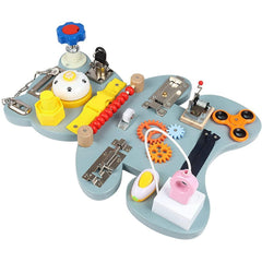 Busy Board Bear Toddler Sensory Toys Motor Skills Activities
