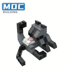 MOC Building Blocks Cat & Dog Creative DIY Toy for Teens & Adults