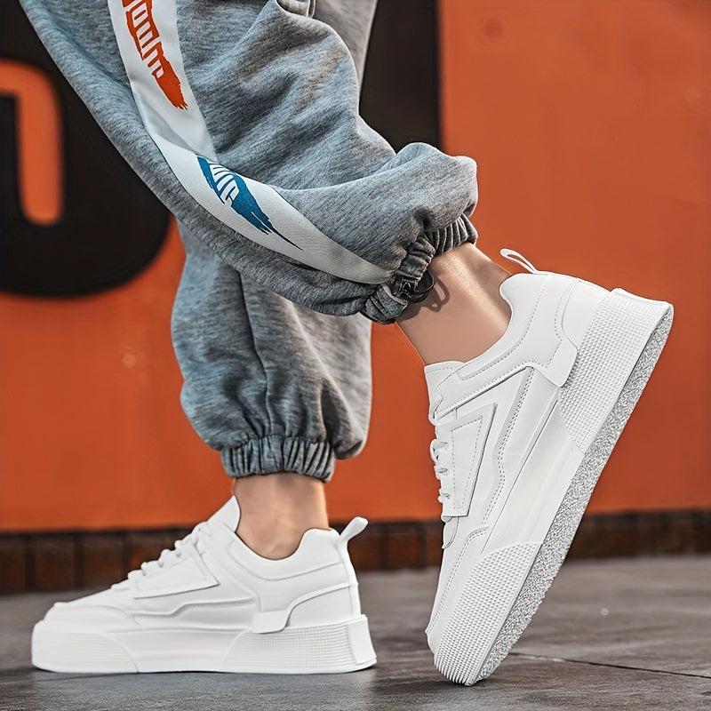 Men's Skate Shoes Casual Lace-up Walking Sneakers
