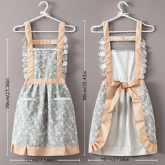 Polyester Aprons Cooking Kitchen Apron With Pockets Men Women
