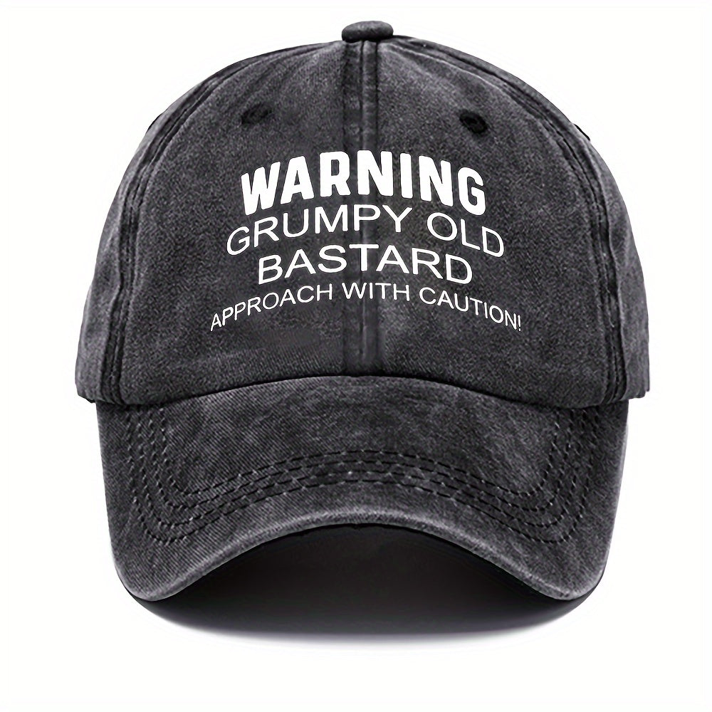 Washed Cotton Baseball Cap Adjustable Six Colors