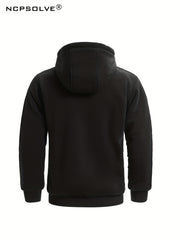 Men's Zip Up Warm Jacket & Drawstring Pants Set