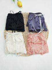 4pcs Lace Stitching Briefs Comfy Intimates Panties Women's Lingerie