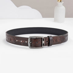 Vintage Business Flip Flops Leather Belt