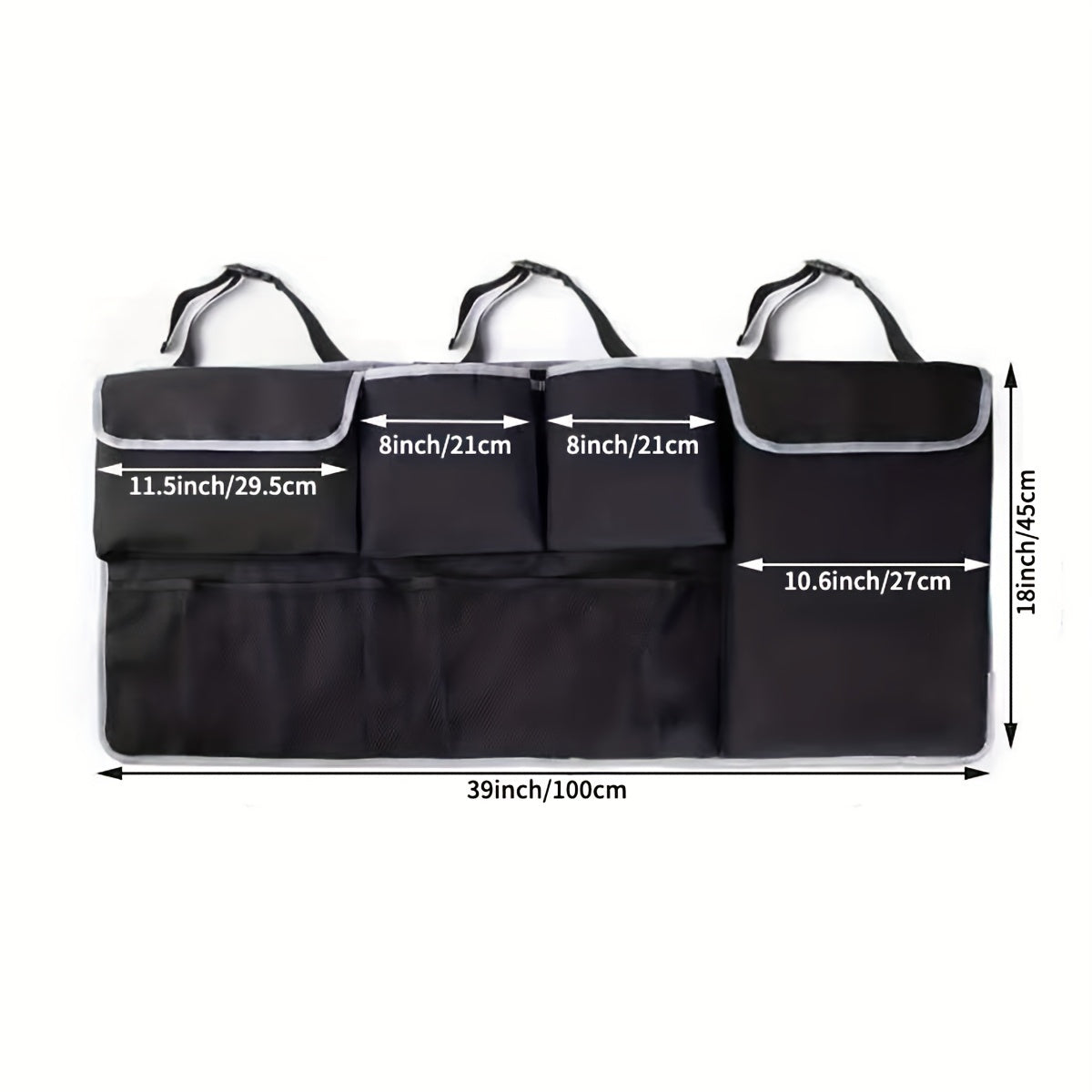 Car Seat Back Storage Bag Large Capacity Organizer Space Saving