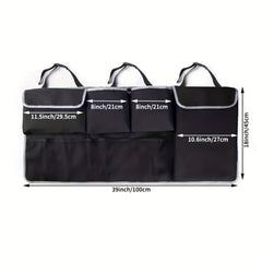 Car Seat Back Storage Bag Large Capacity Organizer Space Saving