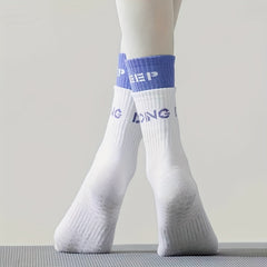 Colorblock Sports Socks Women's Stockings & Hosiery