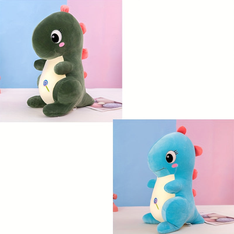 Extra Large Soft Dinosaur Toy 11.8in Red Spikes Huggable Stuffed Animal