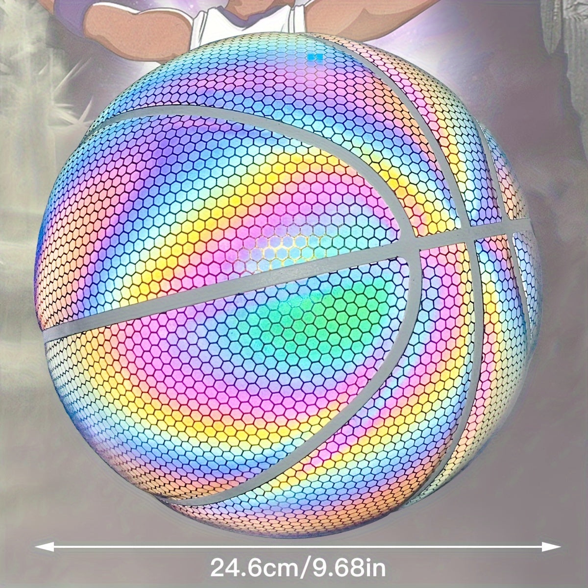 Outdoor Reflective Basketball for Night Training