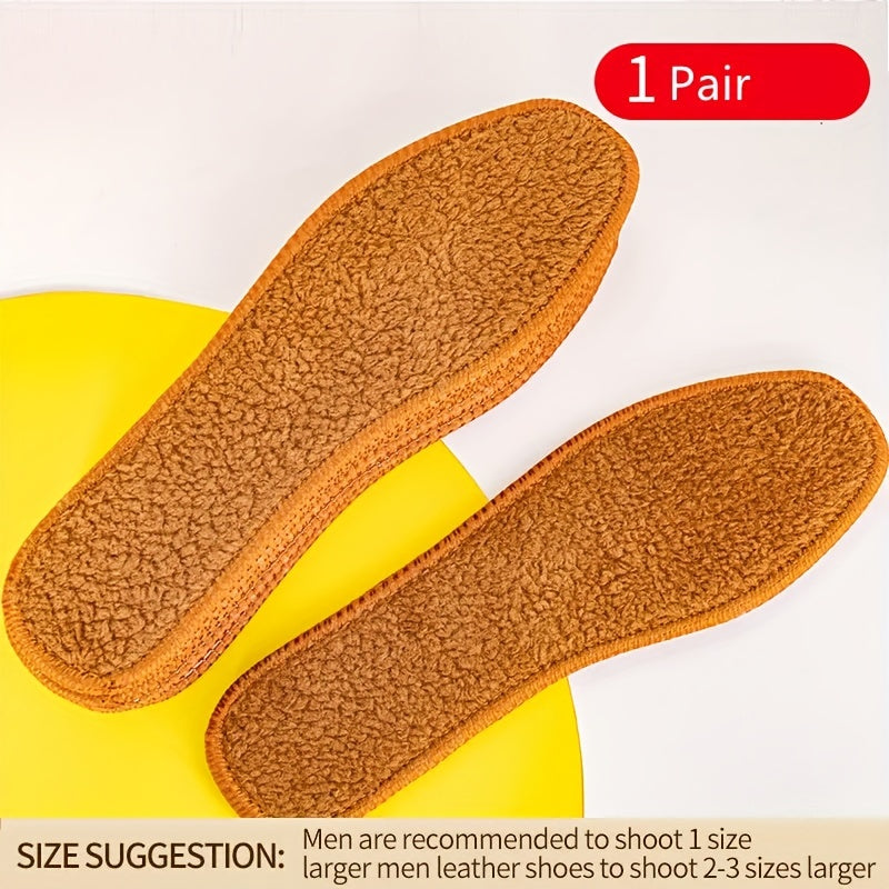 Thermal Wool Insoles Warm Soft Breathable Feet Care Winter