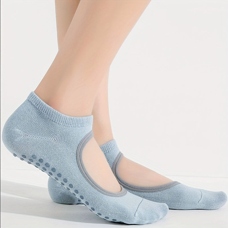 Backless Yoga Socks Non-slip Fitness Dance Socks