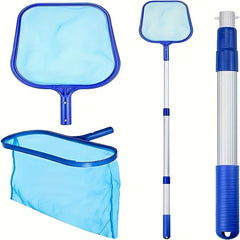 Set of 2 Skimmer Nets with Aluminum Telescopic Pole