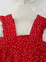 Girls Polka Dot Swing Dress Summer Clothing