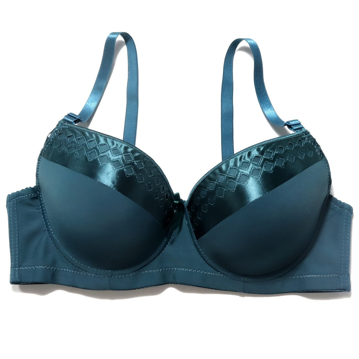  Bow Push Up Solid Bra Women's Sexy Bralette