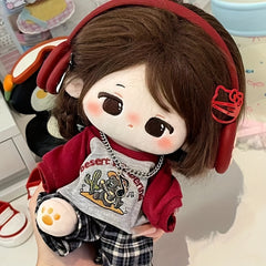 Plush Doll T-shirt & Pants Suit 3 Colors