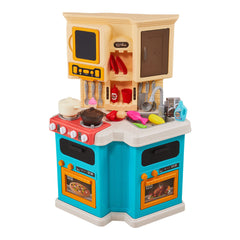 Children's Kitchen Playset Pretend Food Toy Accessories Set Play Sink & Stove