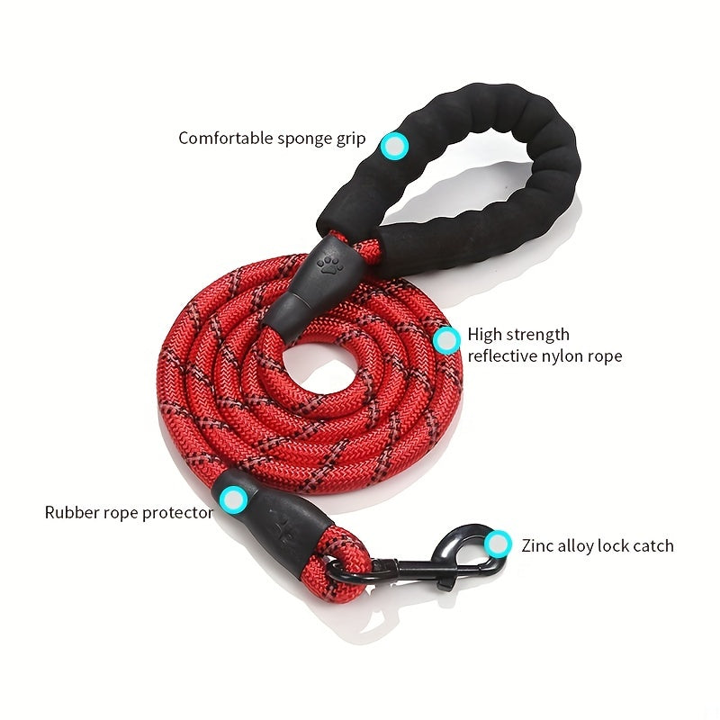 Strong Reflective Nylon Dog Traction Rope Climbing Rope Dog Lead
