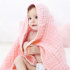 Soft Cotton Baby Muslin Bath Towels Large Swaddle Receiving Blankets 41x41 Inc