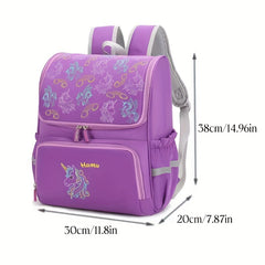 Purple Waterproof Lightweight Backpack for Students Children's