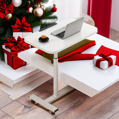 Adjustable Height Stand Up Desk Small Coffee Table Space Saving