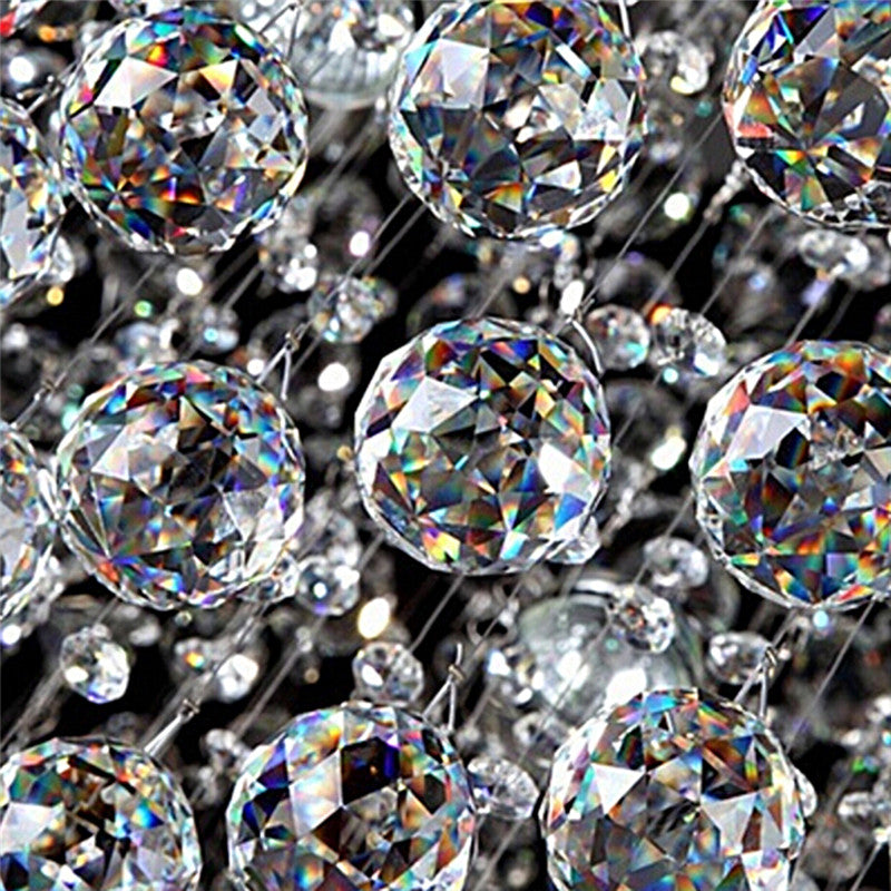 2pcs 20mm Clear Crystal Chandelier Prism Suncatcher Hanging Pendant