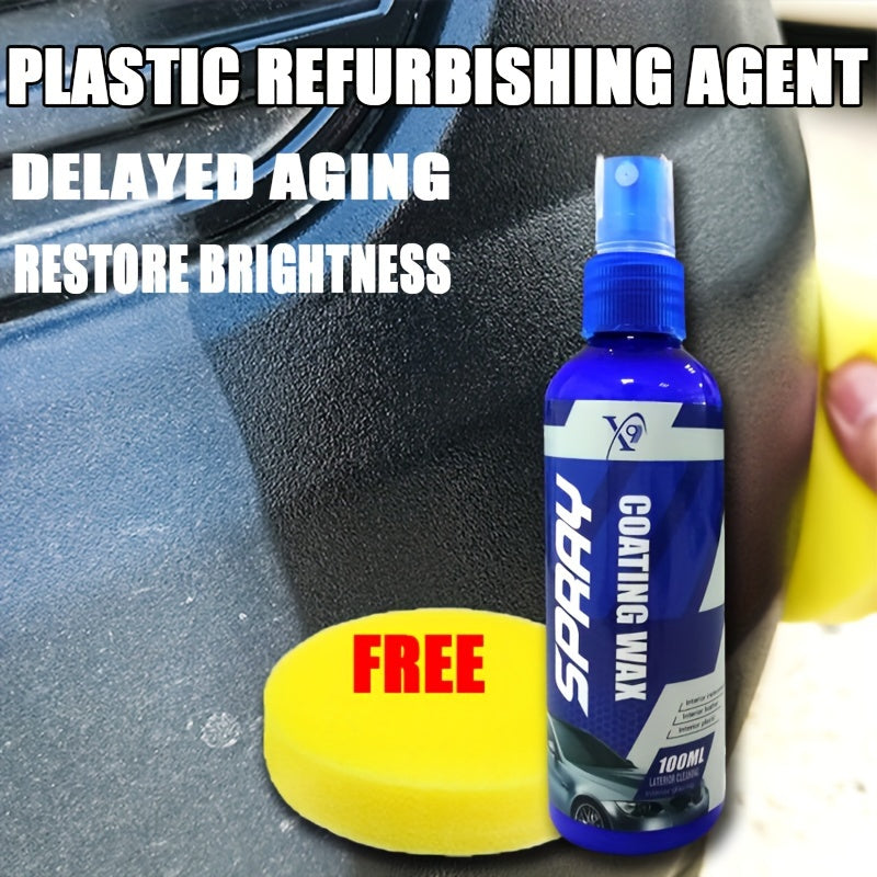 Plastic Repair Agent for Car Tires, Rubber Sponge Accessories - Gift Included