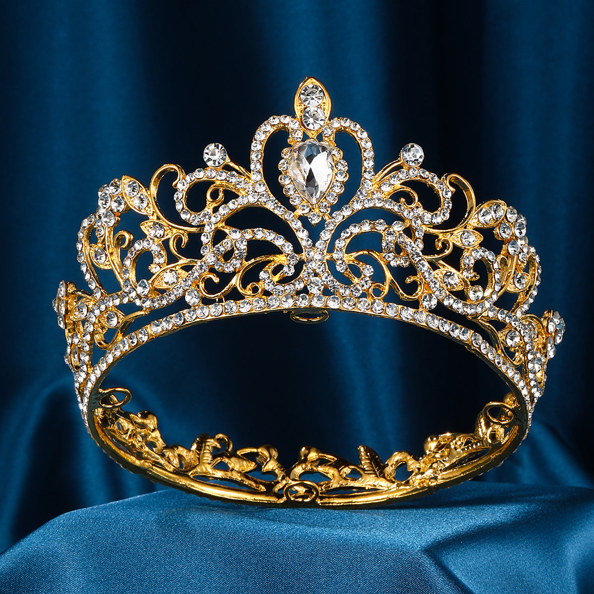 Golden Crown Hairband Headband Bridal Wedding Party Decorations Tiara Birthday